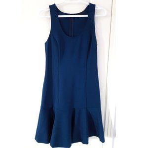 Armani Exchange Blue Dress with Mermaid Hem